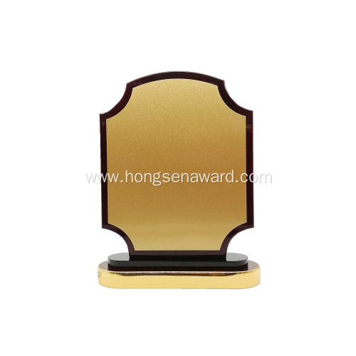 Stock Souvenir Wooden award plaque frame trophy